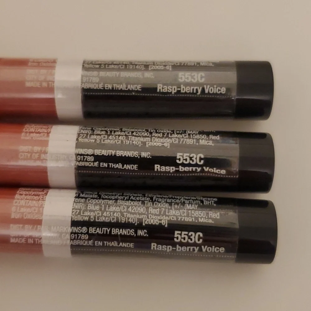 Wet n Wild Lip Gloss MegaSlick  Set of 3 Lip Gloss‎ Rasp Berry Voice